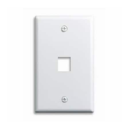 Pass & Seymour WHT 1G 1Port Wall Plate F3401WHV1